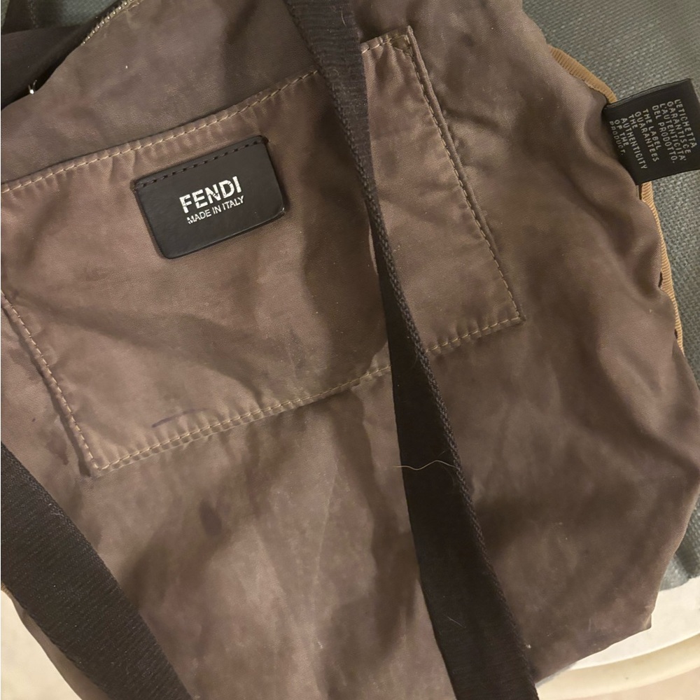 Fendi Brown Multicolor Logo crossbody bag - Picture 7 of 9